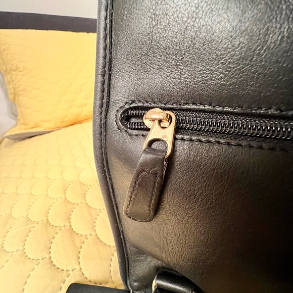 Coach Black Leather Backpack - Picture 3 of 14